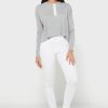 Harmaa naisten Ralph Lauren Crew Neck -neulepuserot