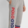 Harmaa naisten Ralph Lauren Logo Joggers collegehousut Harmaa naisten Ralph Lauren Logo Joggers collegehousut