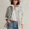 Harmaa naisten Ralph Lauren Polo x FEED -kenttätakit Harmaa naisten Ralph Lauren Polo x FEED -kenttätakit