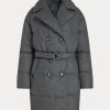 Harmaa naisten Ralph Lauren tikattu kaksirivinen untuvatakit Harmaa naisten Ralph Lauren tikattu kaksirivinen untuvatakit