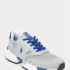 Harmaa / Royal Miesten Ralph Lauren Jogger Mokka & Mesh tennarit