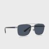 Hopeiset miesten Ralph Lauren 0Ph3137 Clubmaster aurinkolasit Hopeiset miesten Ralph Lauren 0Ph3137 Clubmaster aurinkolasit