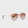 Hopeiset naisten Ralph Lauren 0Ra4135 Aviator aurinkolasit Hopeiset naisten Ralph Lauren 0Ra4135 Aviator aurinkolasit