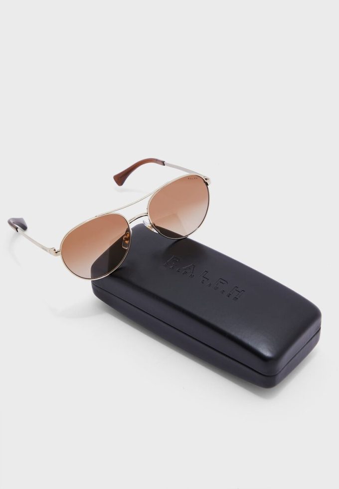Hopeiset naisten Ralph Lauren 0Ra4135 Aviator aurinkolasit Hopeiset naisten Ralph Lauren 0Ra4135 Aviator aurinkolasit