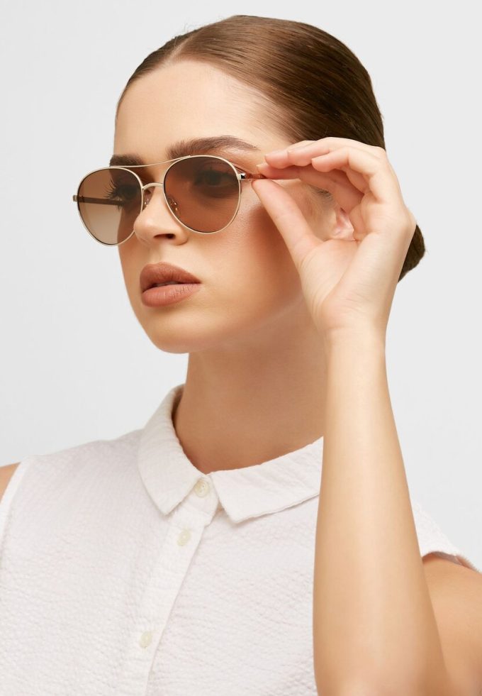 Hopeiset naisten Ralph Lauren 0Ra4135 Aviator aurinkolasit Hopeiset naisten Ralph Lauren 0Ra4135 Aviator aurinkolasit