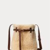 Hunaja/kerma naisten Ralph Lauren Shearling Mini Bellport Bucket Laukut Hunaja/kerma naisten Ralph Lauren Shearling Mini Bellport Bucket Laukut