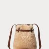 Hunaja/kerma naisten Ralph Lauren Shearling Mini Bellport Bucket Laukut Hunaja/kerma naisten Ralph Lauren Shearling Mini Bellport Bucket Laukut