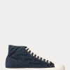 Indigo Miesten Ralph Lauren Mayport Indigo Canvas -lenkkarit Indigo Miesten Ralph Lauren Mayport Indigo Canvas -lenkkarit