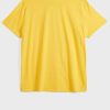 Keltainen miesten Ralph Lauren Logo Crew Neck T-paidat