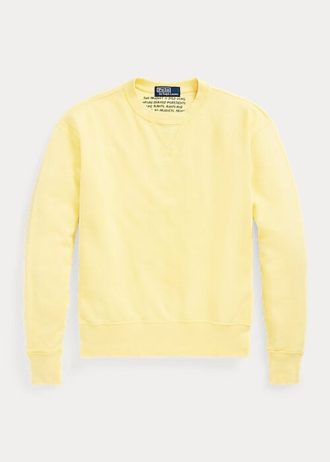 Keltainen naisten Ralph Lauren luomupuuvillapusero
