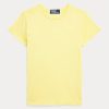 Keltainen Naisten Ralph Lauren Organic Cotton Crewneck T-paidat Keltainen Naisten Ralph Lauren Organic Cotton Crewneck T-paidat