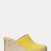 Keltainen naisten Ralph Lauren Pennie Suede Espadrille Keltainen naisten Ralph Lauren Pennie Suede Espadrille