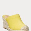 Keltainen naisten Ralph Lauren Pennie Suede Espadrille Keltainen naisten Ralph Lauren Pennie Suede Espadrille