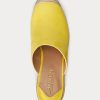 Keltainen naisten Ralph Lauren Pennie Suede Espadrille Keltainen naisten Ralph Lauren Pennie Suede Espadrille