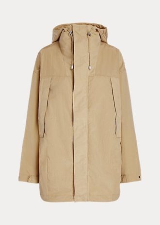 Keltainen naisten Ralph Lauren vettä hylkivä Ripstop tuulitakki Keltainen naisten Ralph Lauren vettä hylkivä Ripstop tuulitakki