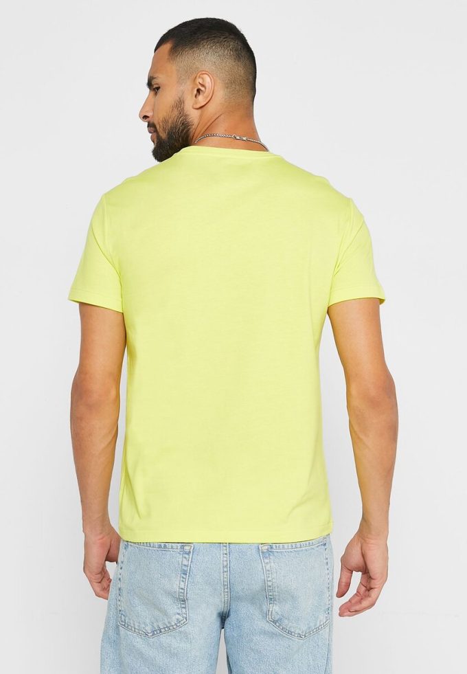 Keltaiset Miesten Ralph Lauren Essential Crew Neck T-paidat Keltaiset Miesten Ralph Lauren Essential Crew Neck T-paidat