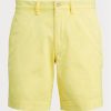 Keltaiset miesten Ralph Lauren Stretch Straight Fit chino shortsit Keltaiset miesten Ralph Lauren Stretch Straight Fit chino shortsit