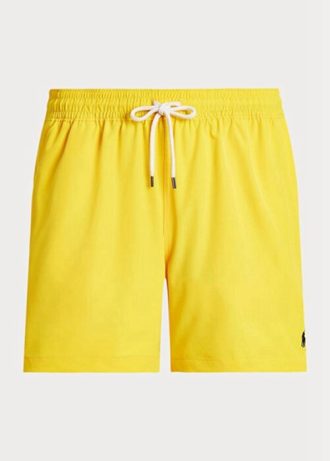 Keltaiset miesten Ralph Lauren Traveler -uimahousut