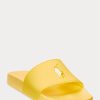 Keltaiset naisten Ralph Lauren Big Pony -sandaalit Keltaiset naisten Ralph Lauren Big Pony -sandaalit