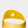 Keltaiset naisten Ralph Lauren Big Pony -sandaalit Keltaiset naisten Ralph Lauren Big Pony -sandaalit