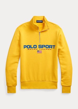 Keltaiset naisten Ralph Lauren Polo Sport Fleece -hupparit