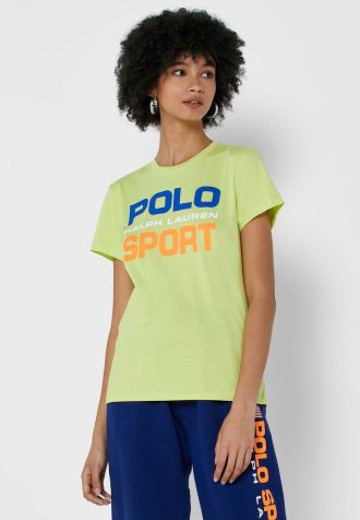Keltaiset naisten Ralph Lauren T-paidat Keltaiset naisten Ralph Lauren T-paidat