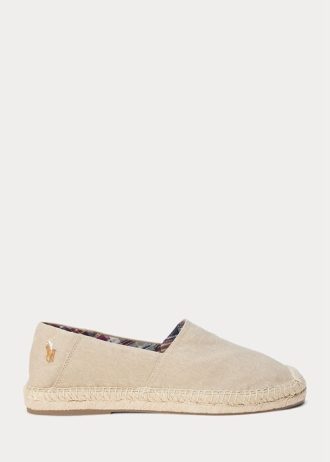 Kermanvärinen Miesten Ralph Lauren Cevio Pesty Canvas Espadrille Kermanvärinen Miesten Ralph Lauren Cevio Pesty Canvas Espadrille