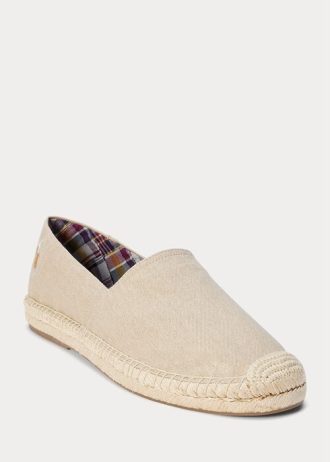 Kermanvärinen Miesten Ralph Lauren Cevio Pesty Canvas Espadrille Kermanvärinen Miesten Ralph Lauren Cevio Pesty Canvas Espadrille