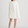 Kermanvärinen naisten Ralph Lauren Cape Georgette -cocktailmekko Kermanvärinen naisten Ralph Lauren Cape Georgette -cocktailmekko