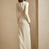 Kermanvärinen naisten Ralph Lauren Kristian Silk Tuxedo -mekko Kermanvärinen naisten Ralph Lauren Kristian Silk Tuxedo -mekko