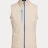 Kermanvärinen naisten Ralph Lauren Terry Hihaton koko vetoketjullinen liivi Kermanvärinen naisten Ralph Lauren Terry Hihaton koko vetoketjullinen liivi