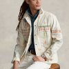 Kermanväriset miesten Ralph Lauren Denim Graphic Painter -takit