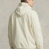 Kermanväriset miesten Ralph Lauren Herringbone -hupulliset takit