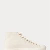 Kermanväriset miesten Ralph Lauren Mayport Canvas -lenkkarit