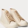 Kermanväriset miesten Ralph Lauren Mayport Canvas -lenkkarit