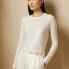 Kermanväriset naisten Ralph Lauren Cashmere -neulepuserot Kermanväriset naisten Ralph Lauren Cashmere -neulepuserot