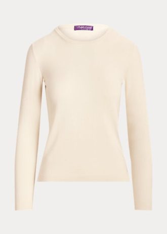 Kermanväriset naisten Ralph Lauren Cashmere -neulepuserot