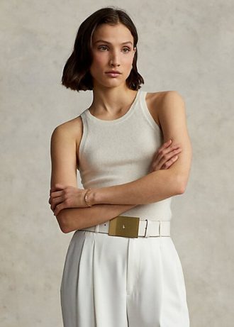 Kermanväriset naisten Ralph Lauren Cashmere Tankit