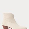 Kermanväriset naisten Ralph Lauren Lucille Calfskin-mokkanahkasaappaat Kermanväriset naisten Ralph Lauren Lucille Calfskin-mokkanahkasaappaat