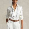 Kermanväriset Naisten Ralph Lauren Mulberry Silkkipaidat Kermanväriset Naisten Ralph Lauren Mulberry Silkkipaidat