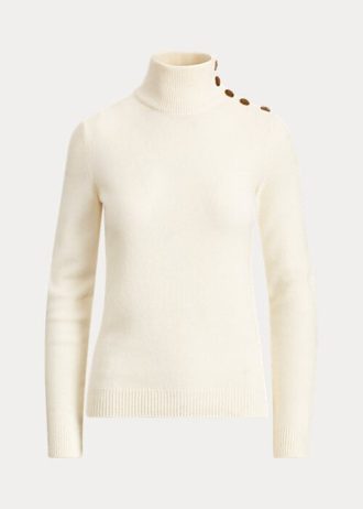 Kermanväriset naisten Ralph Lauren -paidat kashmir villapaidat