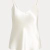 Kermanväriset naisten Ralph Lauren Silk Camisole Topit