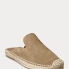 Khaki miesten Ralph Lauren Cevio Suede Mule -tossut
