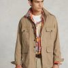 Khaki miesten Ralph Lauren Dobby Utility -takit