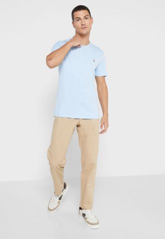 Khaki miesten Ralph Lauren Essential Slim Fit Chinos -housut Khaki miesten Ralph Lauren Essential Slim Fit Chinos -housut