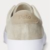 Khaki miesten Ralph Lauren Longwood Suede -lenkkarit Khaki miesten Ralph Lauren Longwood Suede -lenkkarit
