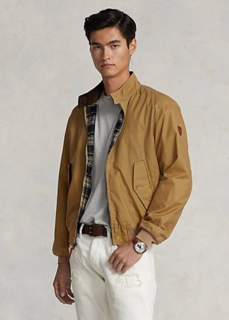 Khaki miesten Ralph Lauren Oilcloth -takit