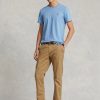 Khaki miesten Ralph Lauren Stretch Slim Fit Chino -housut Khaki miesten Ralph Lauren Stretch Slim Fit Chino -housut