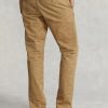 Khaki miesten Ralph Lauren Stretch Slim Fit Chino -housut Khaki miesten Ralph Lauren Stretch Slim Fit Chino -housut