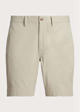 Khaki miesten Ralph Lauren Stretch Straight Fit chino shortsit